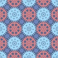 Seamless Cogwheel Pattern Royalty Free Stock Photo