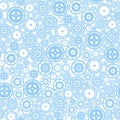 Seamless Cogwheel Pattern