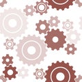 Seamless cogwheel pattern