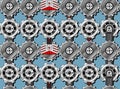 Seamless cogwheel pattern Royalty Free Stock Photo