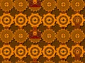 Seamless cogwheel pattern