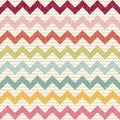 Seamless color chevron pattern on linen texture