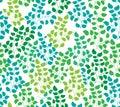 Seamless color pattern with leaf