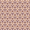 Seamless color triangular ethnic pattern.