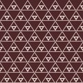 Seamless color triangular ethnic pattern.