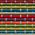 Seamless colored bamboo background. Texture. Royalty Free Stock Photo