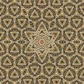 Seamless colored gold celtic pattern 001