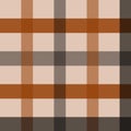 Seamless Colored Stripes, Plaid Pattern for Blanket, Coat, Jacket or Fashion Textile Design. Royalty Free Stock Photo
