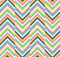 Seamless colorful chevron vector pattern