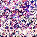 Seamless colorful diamond texture