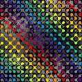 Seamless colorful droplet pattern