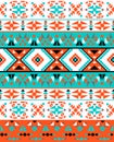 Seamless colorful ethnic pattern