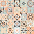 572_Seamless colorful patchwork in turkish style Royalty Free Stock Photo