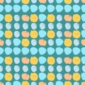 Seamless colorful pattern with circles