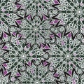 Seamless colorful pattern. Oriental style. Fabric or wallpaper texture. Royalty Free Stock Photo