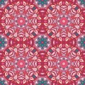 Seamless colorful pattern. Vector Mandala