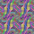 Seamless colorful psychedelic fractal background Royalty Free Stock Photo