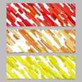 Seamless random diagonal stripe pattern banner background design set Royalty Free Stock Photo