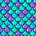 Seamless colorful river fish scales Royalty Free Stock Photo