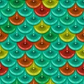 Seamless colorful river fish scales Royalty Free Stock Photo