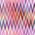 Indonesia space dyed gradient ikat pattern. Seamless colorful variegated zig zag effect. Retro 1970 s fashion fashion