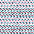 Seamless colourful geometric triangle pattern background