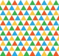 Seamless colourful unique geometric triangle texture, vector illustration