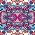 Seamless Colourful Waves Pattern