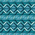 Seamless complex pattern of triangular geometric elements