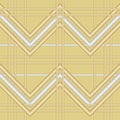 Seamless complex vector pattern of intertwined gold and silver p