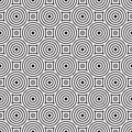 Seamless concentric circle pattern