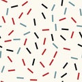 Seamless confetti pattern