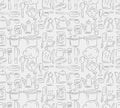 Seamless cooking pattern