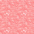 Seamless coral stone wall pattern, background