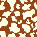 Seamless Cow Hide Pattern Royalty Free Stock Photo