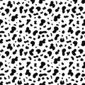 Seamless cow hide pattern. Vector repeat texture Royalty Free Stock Photo