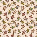 seamless cowboy pattern