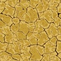 Seamless cracked ground background pattern Royalty Free Stock Photo