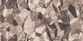 Seamless cracked kintsugi natural stone patchwork background texture