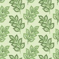 Seamless creative leaf pattern design