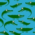 Seamless Crocodiles