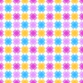 Seamless crosses abstract geometric pattern Royalty Free Stock Photo