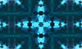 Seamless crossing lines pattern. Jade Cross kaleidoscope