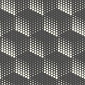Seamless Cube Pattern. Abstract Futuristic Wrapping Paper Background Royalty Free Stock Photo