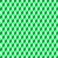 Seamless Cubes Pattern ,abstract cube pattern, green color vector background. Royalty Free Stock Photo