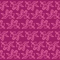 Seamless cupid pattern with bow and arrows