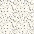 Seamless curl pattern