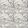 Seamless curl pattern