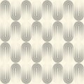 Seamless Curved Background. Minimal Ellipse Pattern