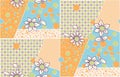 Seamless cute abstract summer pattern